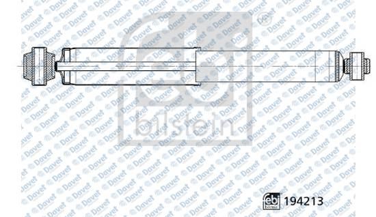 FEBI 194213 Arka Amortisor [Gazli] Lt 28-35 Ii 95-06 Sprinter 96-06
